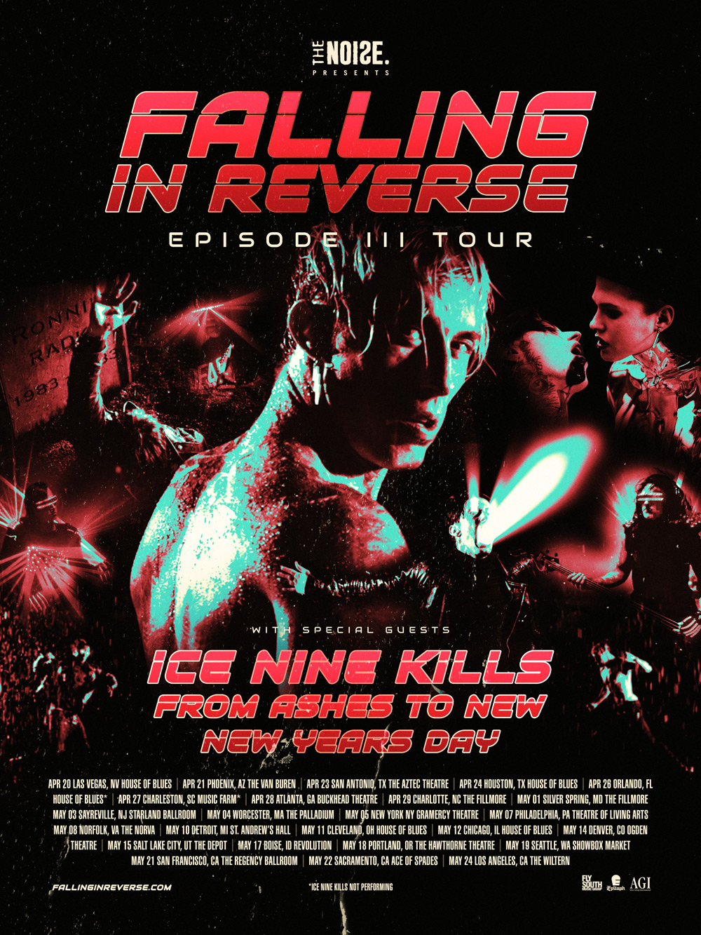 Falling In Reverse Announce Spring 2019 Tour Plans Atom Splitter