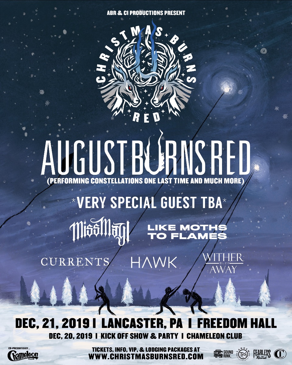 AUGUST BURNS RED ANNOUNCE FIRSTEVER CHRISTMAS BURNS RED FESTIVAL