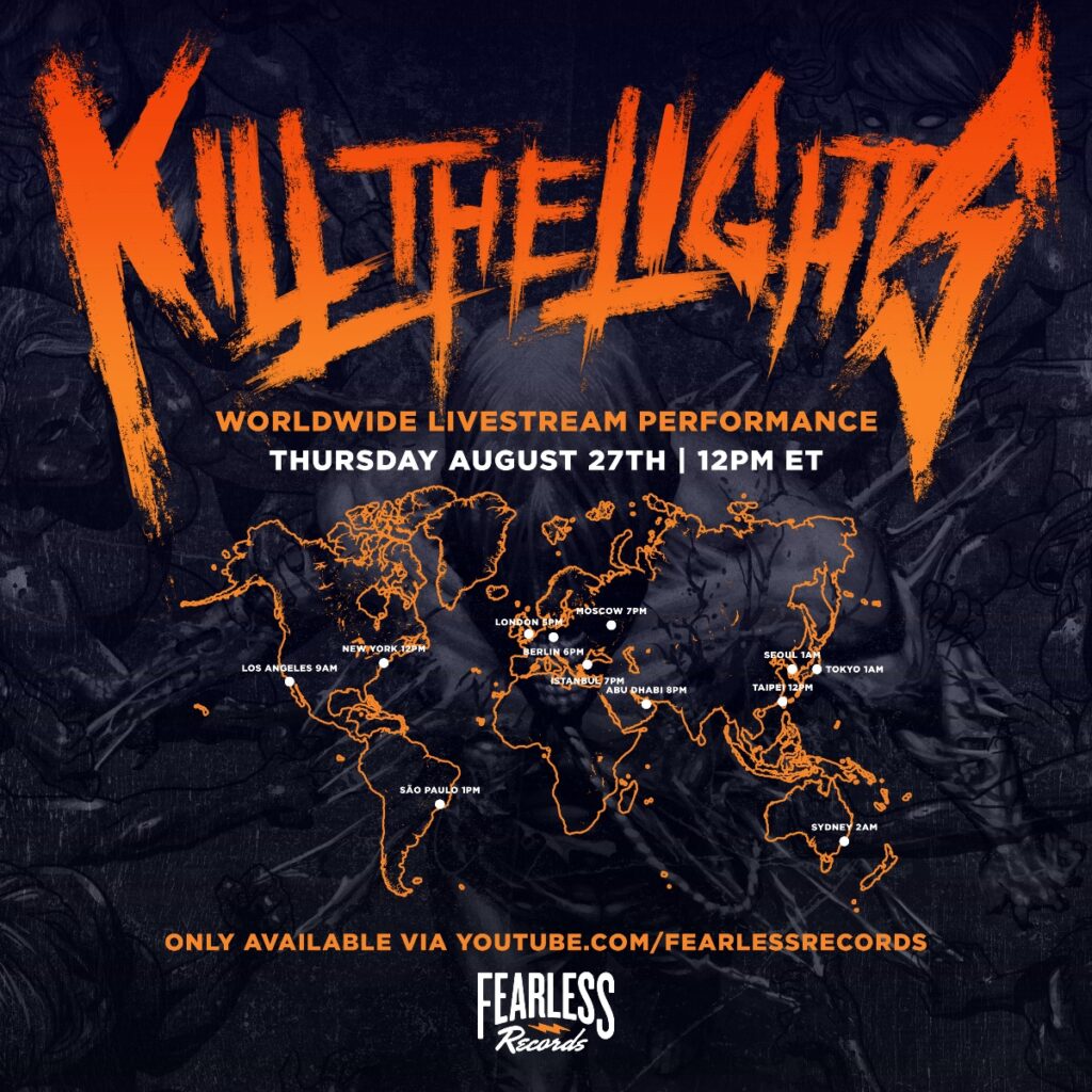 Kill The Lights Livestream Set For Thursday, 8/27 + Debut Album