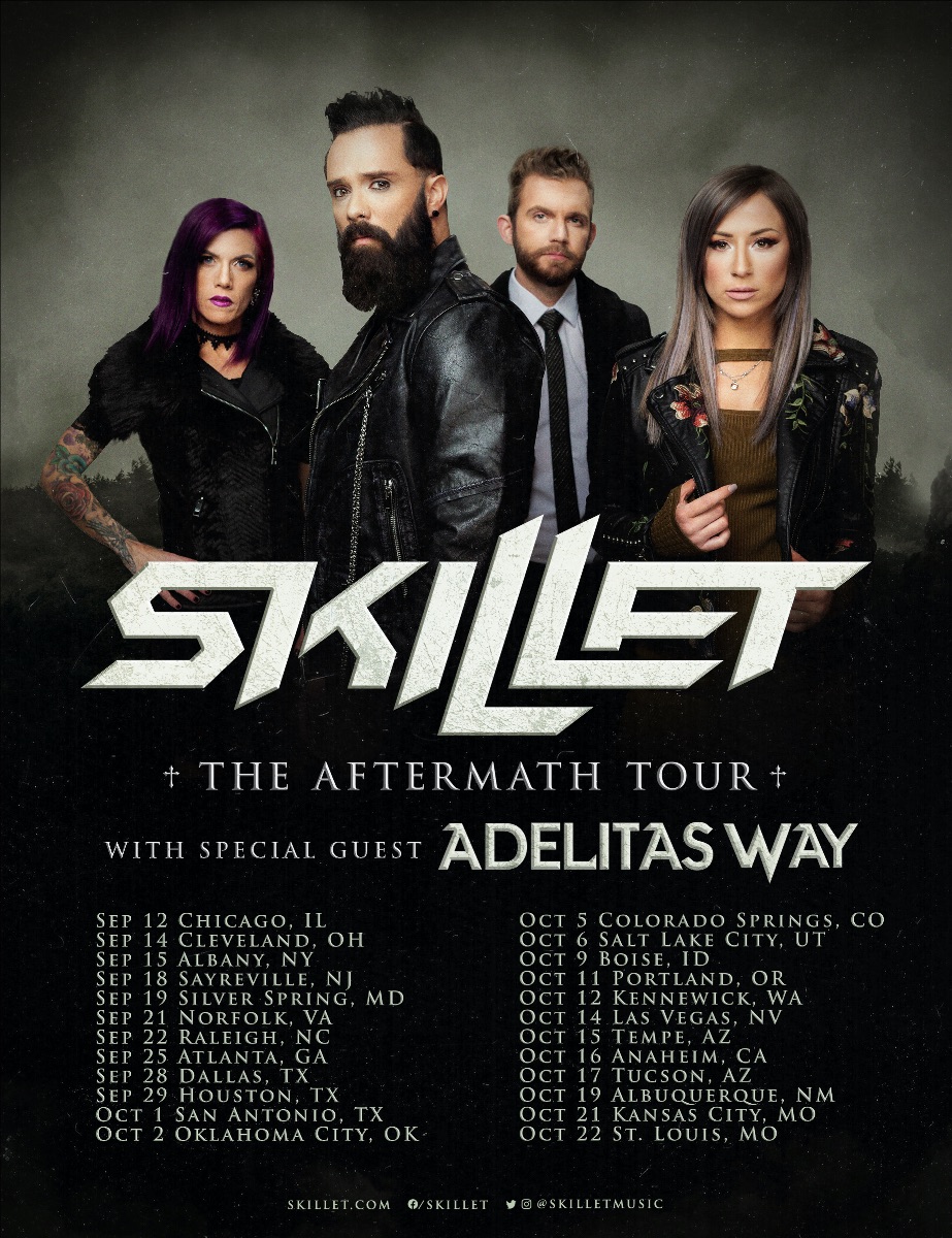 Skillet Announce Fall 2021 Headline Tour Atom Splitter PRAtom Splitter PR